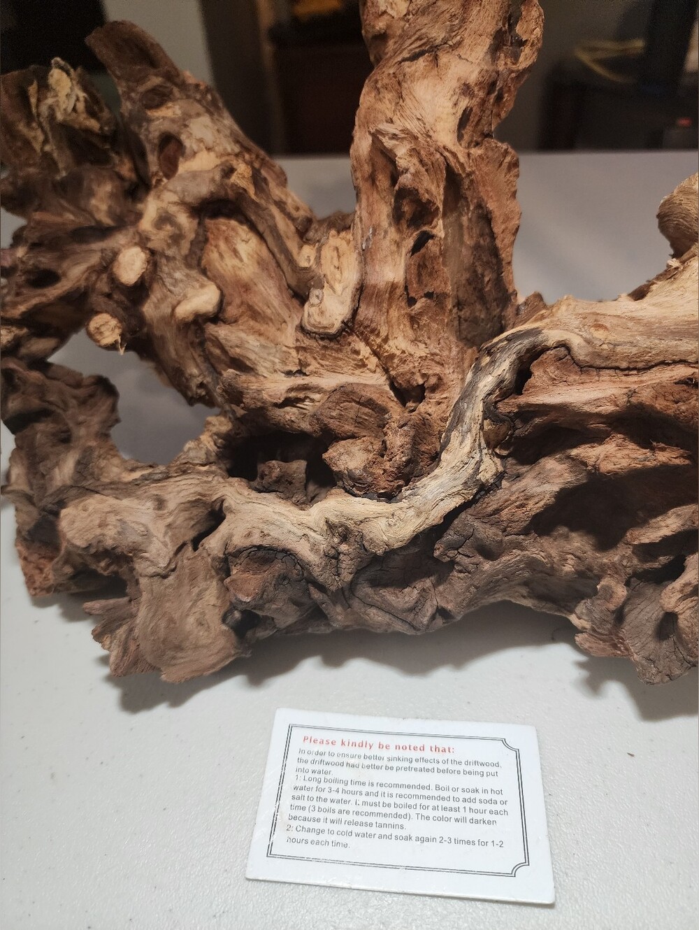Majoywoo Natural Large Driftwood for Aquarium Decor Reptile Decor 10-15" Long, o